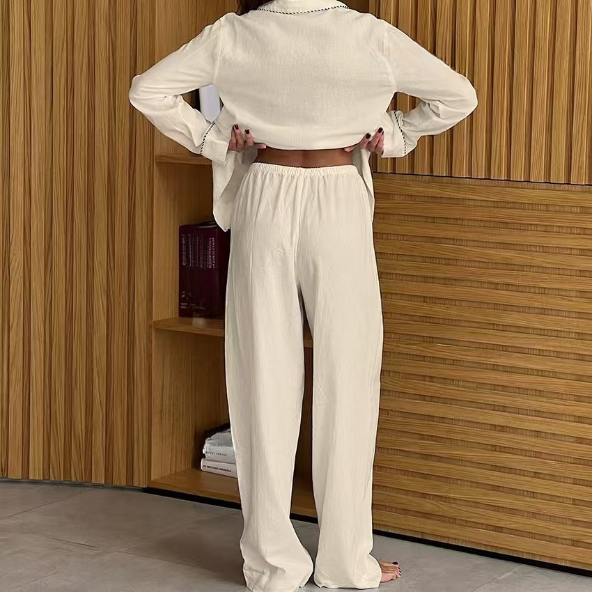 Cotton Women Pajama Set Contra - Linen Shirt Breathable review and price