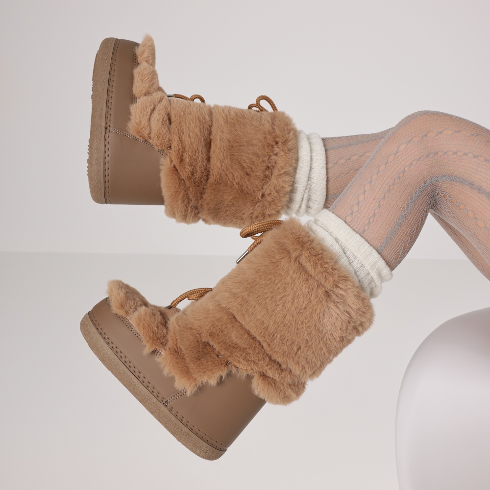 Furry Boots For Women Round To - Espadrille Slip On review and price