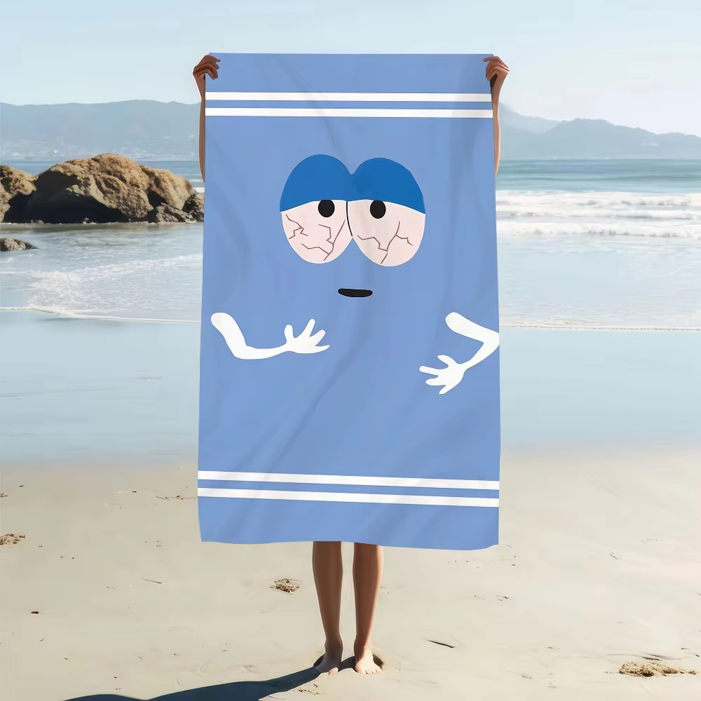 Fun Cartoon T-Shaped Towel, Qu - Beach Towel Large review and price