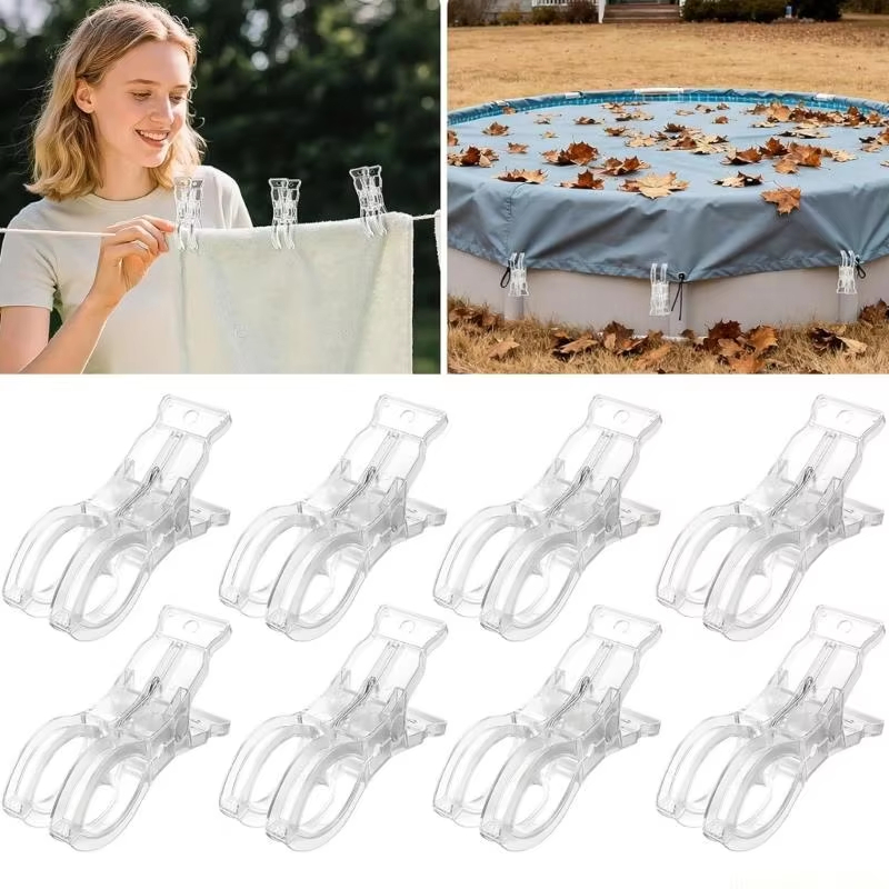 10PCS Clear Large Clothespins  - Beach Towel Large review and price